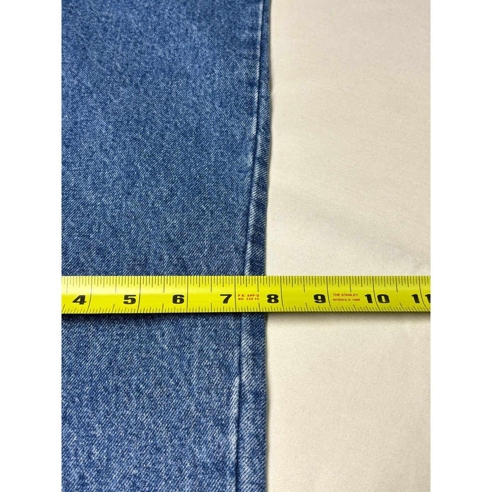 NWOT Vintage 90/80s Guess Jeans 12 Medium Wash Straight Leg Denim USA 24x28 - Picture 13 of 14